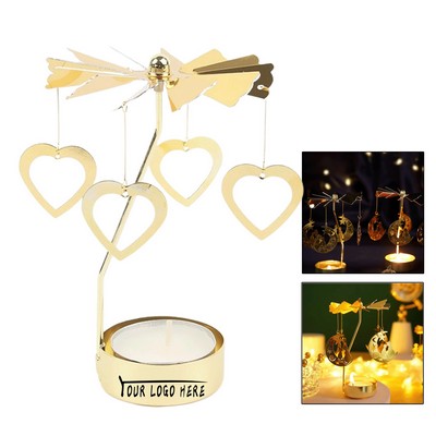 Heart Spinning Candle Holder