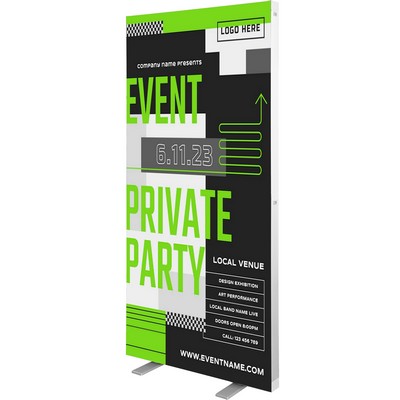 3.3'w x 6.6"h SEG Lighted Display w/Folding Frame