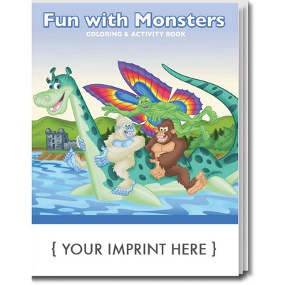 Fun With Monsters Coloring Book Fun Pack