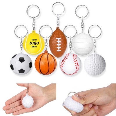 Pressure Ball With Key chain