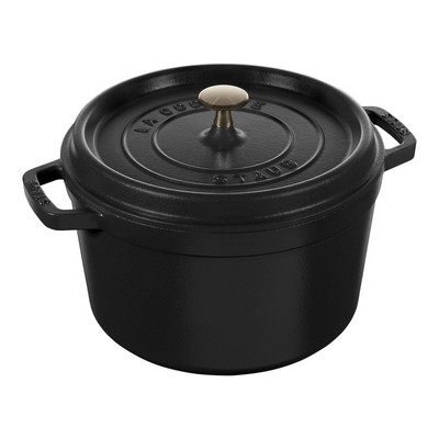 Staub 5 Qt. Matte Black Cast Iron Tall Dutch Oven