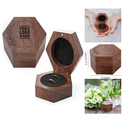 Rustic Wedding Ring Box for Wedding Ceremony