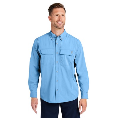 HUK® Men's Creekbed Pocket Long Sleeve Fishing Shirt