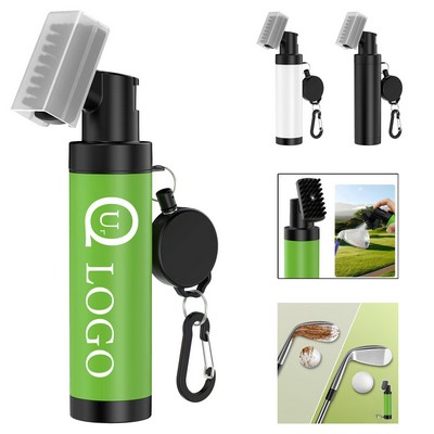 Backward Spraying Golf Club Brush
