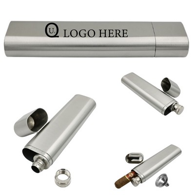 Portable Stainless Steel Cigar Case