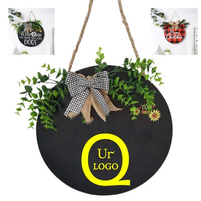 Custom Wooden Round Hanging Sign