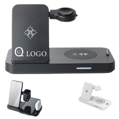 4-In-1 Phone Stand Wireless Charger
