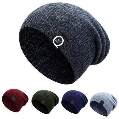 Pullover Woolen Knitted Beanie