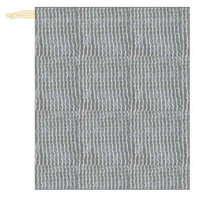 Bulk bag medium 11"x13" with Drawstring, Cord -100% Cotton Mesh