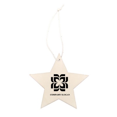Hanging Wooden Star for Decoration