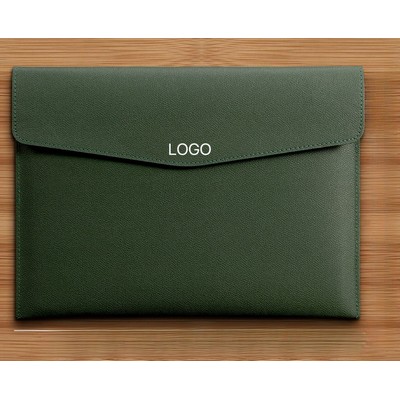 A4 Pu Leather Document Envelope Folder