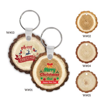 2" Full Color Christmas Ornament - Trunk w/Key Ring (US Stock)