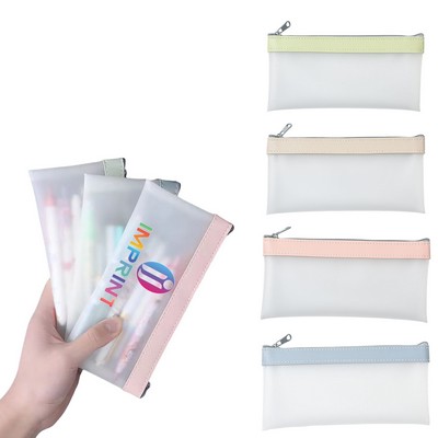 7-inch Clear Storage Bag Pencil Pouch