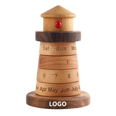 Wooden Blocks Perpetual Calendar