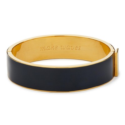 kate spade new york Idiom Make Waves Hinged Bangle - Navy