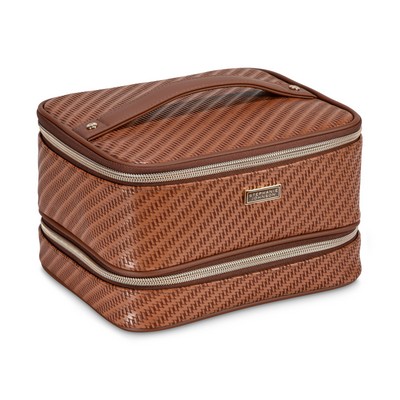 Ricardo Stephanie Johnson - Rosewood Jenny Train Case - Cognac