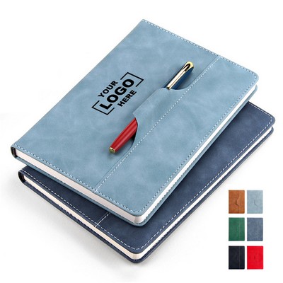A5 Journal with Built-in Pen Holder