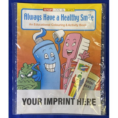 Always Have a Healthy Smile Coloring Book Fun Pack