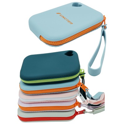 Multi Purpose Portable Silicone Zipper Organizer Case