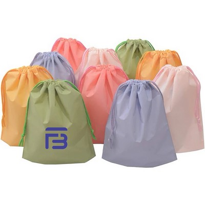Custom Non-Woven Drawstring Dustproof Pouch Bag