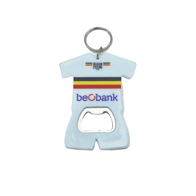 Sport Shirt Shape Bottle Opener Keychain