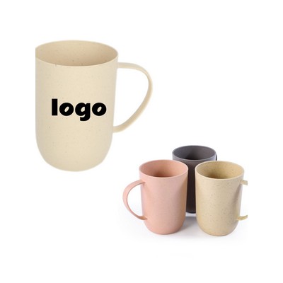 Wheat Straw Water Cup Home Handle