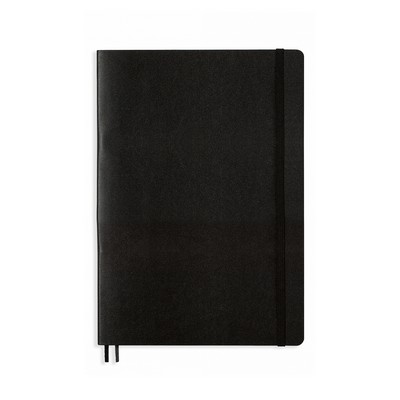 B5 Hardcover Composition Notebook - Black, Squared Pages