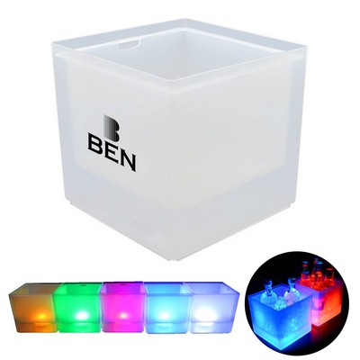 Colorful LED Light Ice Bucket
