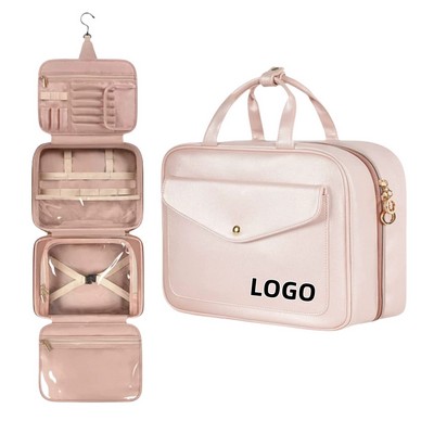 Multi-Compartment Makeup Bag