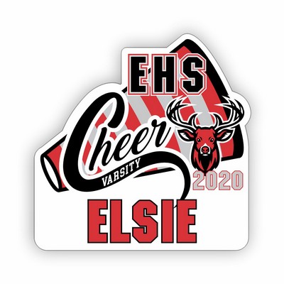 Magnet-30Mil-4"X4" Custom Shape-Indoor-Outdoor. Full Color