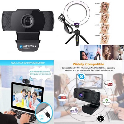 iBank ® Webcam with Microphone for Desktop or Laptop Computers