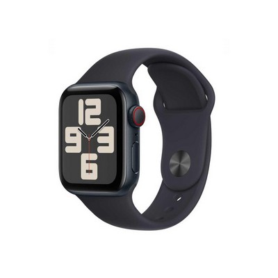 Apple Watch Se Gps + Cell 44Mm Midnight Aluminum Case W/ Midnight M/L Sport Band