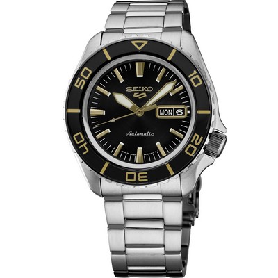 Seiko Watch 5 Sports Automatic Black Dial