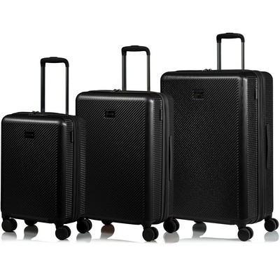 Champs Luggage Iconic Ii Luggage Size 3 Pieces - Black