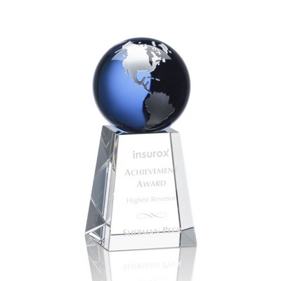 Heathcote Globe Award - Blue/Silver