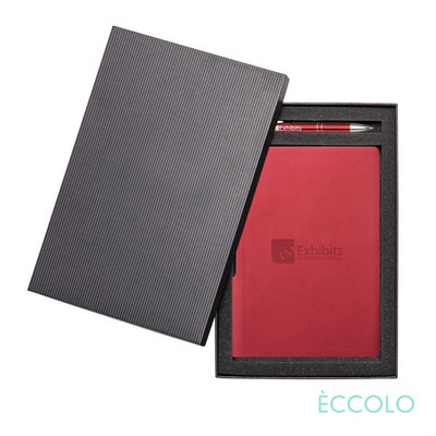 Eccolo® Groove Journal/Clicker Pen Gift Set - (M)