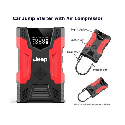 37000mWh 3000A Powerful Car Jump Starter Power Bank