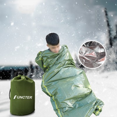 Outdoor Lightweight Portable Emergency First Aid Insulation PE Sleeping Bag Nylon Bag Packing