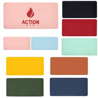 23.64''x11.82''Two-tone Desk Mat