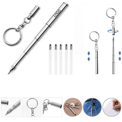 Mini Key Ring Telescopic Ballpoint Pen Kit
