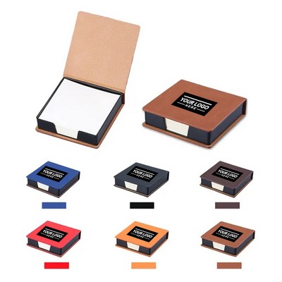 Sticky Notes with Leather Case