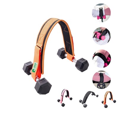 Waist Trainer Hip Thrust Belt for Dumbbells