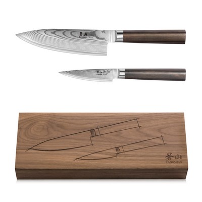 Cangshan 2-Piece Haku Series Starter Set W/Walnut Box