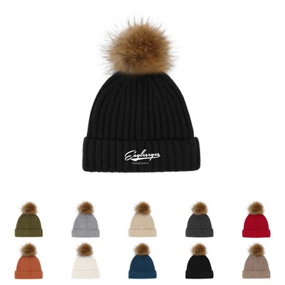 Cashmere Cotton Winter Beanie Hat