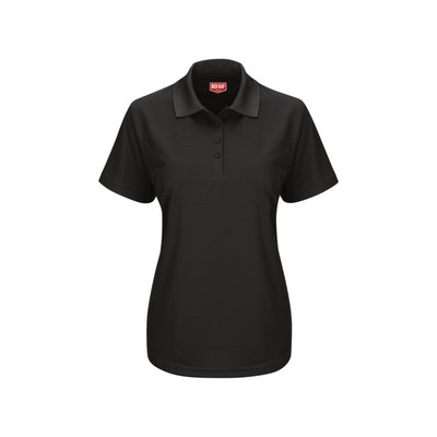Red Kap Shirts - Women's Short Sleeve Performance Knit Pocketless Core Polo