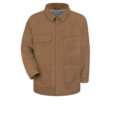 Bulwark Canvas Collection - Unisex Brown Duck Lineman's Coat
