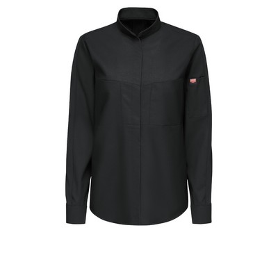 Red Kap Shirts - Women's Long Sleeve Performance Pro+ Work Shirt with OilBlok + Mimix™