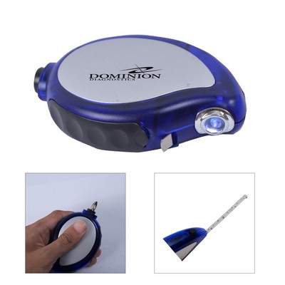 Screwdriver with LED and Tape Measure