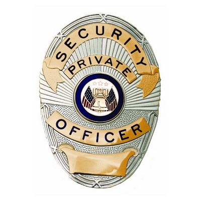 First Class Private Security Officer Mini Badge Lapel Pin - Liberty Bell