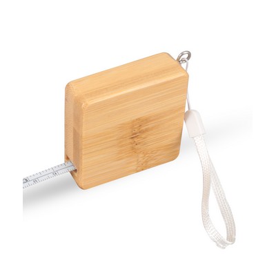 Bamboo Wood (6ft) Square Shaped Tape Measure